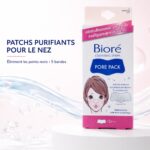Biore Cleansing Strips Pore Pack – Patchs anti-points noirs nez, 5 bandes – Image 3