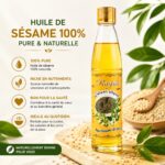 Isme Rasyan 100% Black Sesame Oil - Huile de sésame noir bio 90 ml – Image 2