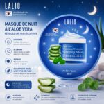 Lalio Aloe Vera Whitening 9 Complex Sleeping Mask - Masque de nuit visage hydratant 80 ml – Image 3
