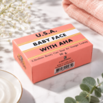 K.Brothers Baby Face Soap - Savon visage éclaircissant anti taches aux AHA – Image 3