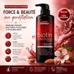 Carebeau Fantasy Hair Biotin & Almond Shampoo - Shampoing fortifiant à la biotine 400 ml – Image 2