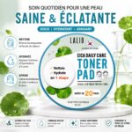 Lalio Cica Daily Care Toner Pad - Disques toniques hydratants à la centella 20 pad – Image 4