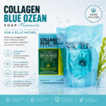 Madame Heng Blue Ozean – Savon visage au collagène marin 80 g – Image 3