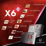 X6 Plus Hard Iron Herbs Natural Extracts for Men 12 Caps – Énergie Masculine, Endurance et Vitalité – Image 3
