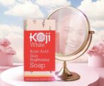 Koji White Kojic Brightening Skin Soap Vit C + Hyaluronic Acid 2 savons – Image 2
