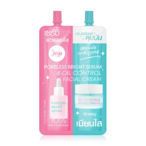 Joji Secret young Poreless Bright Serum & Oil Control Facial Cream 16 g