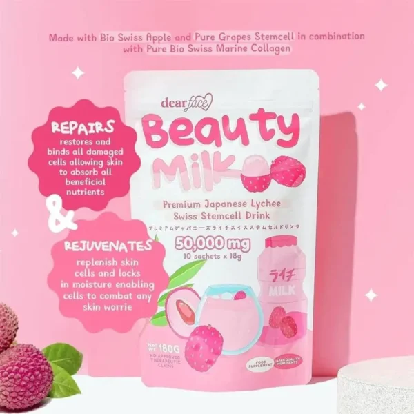 Beauty Milk by Dear Face 50,000 mg – Image 3