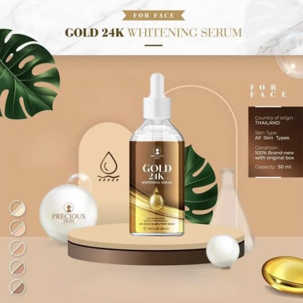 Gold 24k Whitening Serum 50 ml – Image 4
