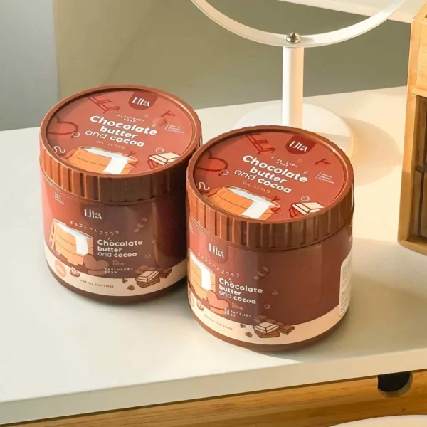Lita Chocolate Butter and Cocoa Body Scrub 500 gr – Image 2