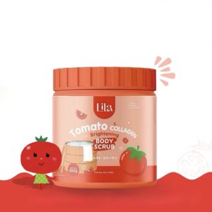 Lita Brightening Tomato Collagen Body Scrub 500 gr
