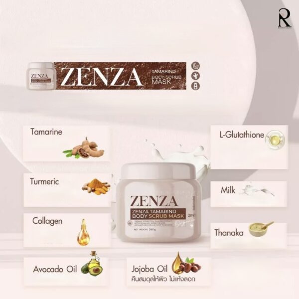 Zenza Body Scrub Mask 280 gr – Image 2
