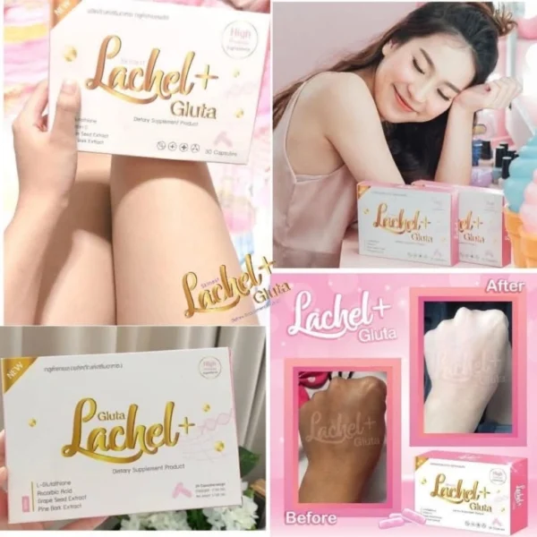 Gluta Lachel Plus Ultimate Whitening by Skinest Clinic 30 caps – Image 3