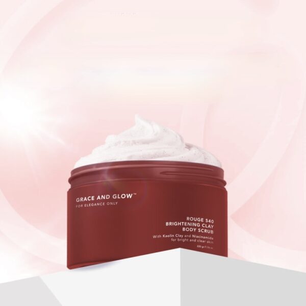 Grace and Glow Rouge 540 Brightening Clay Body Scrub 220 gr – Image 5