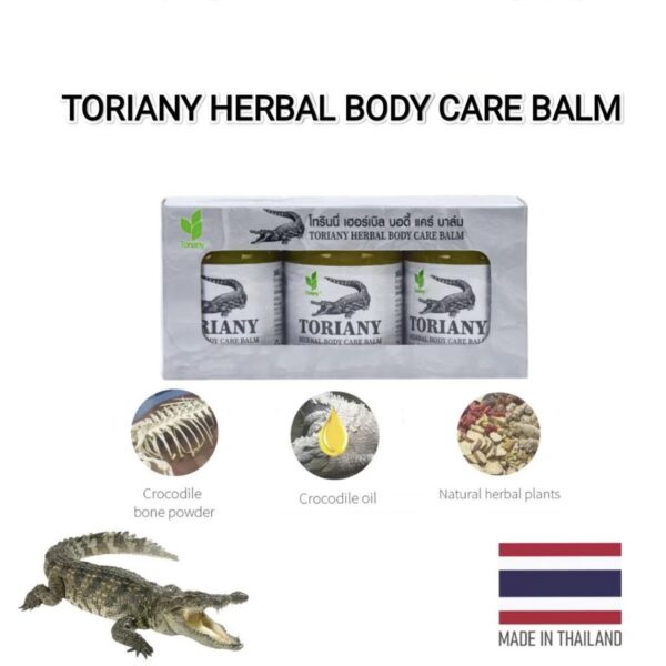 Toriany Crocodile Herbal Balm Set 3 pcs – Image 8
