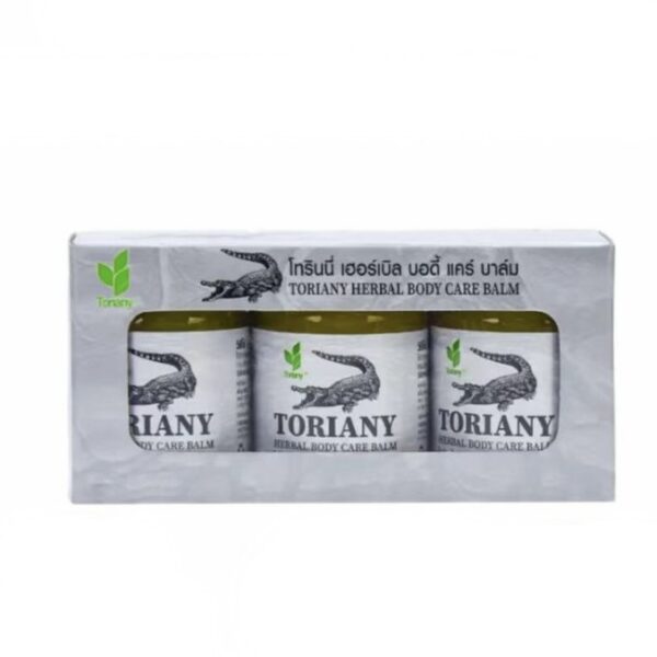 Toriany Crocodile Herbal Balm Set 3 pcs – Image 1