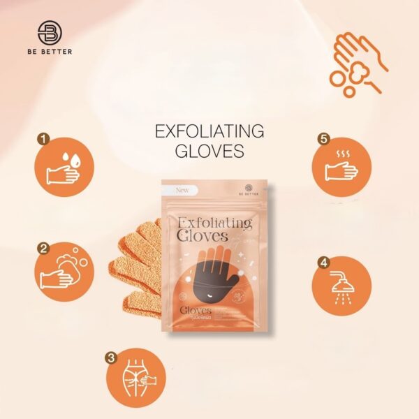 Be Better Exfoliating Gloves – Image 2