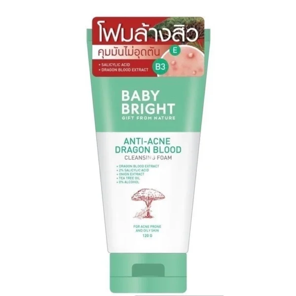 Baby Bright Clear Treat Acne Foam 120 ml – Image 1
