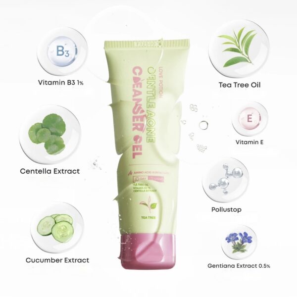 LOVE Potion Tea Tree Cleanser Gel 75 ml – Image 4