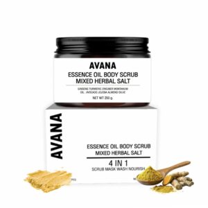 AVANA Essence Oil Body Scrub Mixed Herbal Salt 250 gr