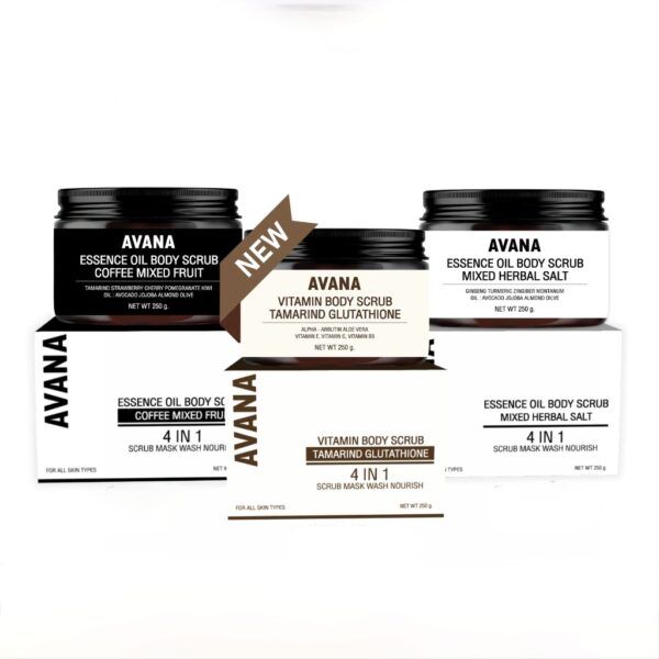 AVANA Vitamin Body Scrub Tamarind Glutathione 250 gr – Image 2