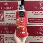 Yuriko Kojic-Acid AHA Tomato&Vitamin C Body Lotion 500 ml – Image 4