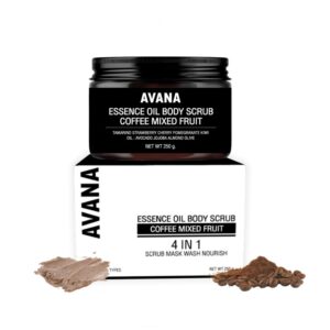 AVANA Essence Oil Body Scrub Coffee Mixed Fruit 250 gr