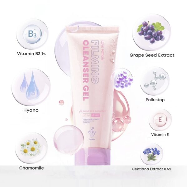 LOVE Potion Grape Cleanser Gel 75 ml – Image 4