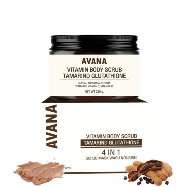 AVANA Vitamin Body Scrub Tamarind Glutathione 250 gr – Image 1