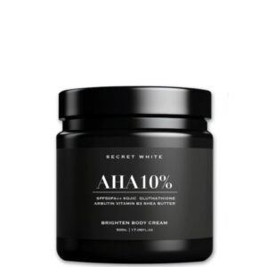 Secret White AHA 10% Body Cream 500 gr