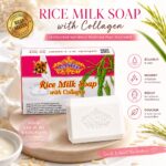 Rice Milk & Collagen ASANTEE Soap – Savon au Lait de Riz & Collagène – Image 2
