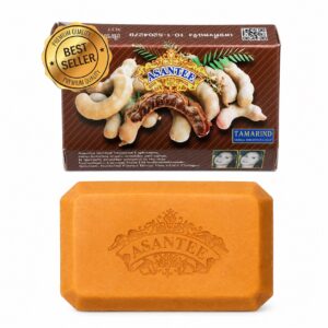 Asantee Tamarind Whitening Soap – Savon Exfoliant au Tamarin pour le Visage et le Corps