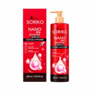 Soriko Nano White Booster Serum - Corps Éclaircissant Anti Taches et Peau Lumineuse 300 ml