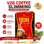 Lishou V26 Coffee Slimming au Collagène – Café Minceur Brûle-Graisses 10 sachets – Image 2