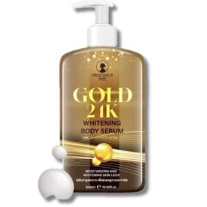 Gold 24K Whitening Body Serum 500 ml – Sérum Corps Hydratant à l'Or 24K