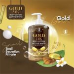 Gold 24K Body Lotion Active White – Corps Hydratante à l'Or 24K & Bave d'Escargot 500 ml – Image 2