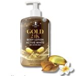 Gold 24K Body Lotion Active White – Corps Hydratante à l'Or 24K & Bave d'Escargot 500 ml