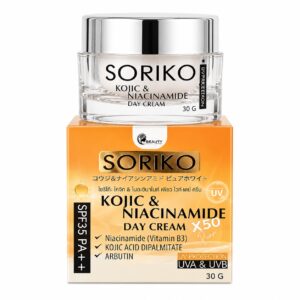 Soriko Kojic & Niacinamide Day Cream 30 g – Crème de Jour à l'Acide Kojique & Niacinamide