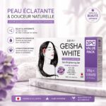 Geisha White Exfoliate and Moisture Soap Glow 3 x 65 g – Savon Exfoliant Hydratant au Lait – Image 2
