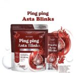 Foundercolly Ping Ping C Asta Blinks 300000 mg Collagen Dipeptide – Collagène Marin Vitamine C et Astaxanthine