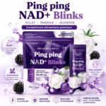 Foundercolly Ping Ping NAD+ Blinks – Complément Glutathion pour une Peau Lumineuse et Anti-Âge – Image 3