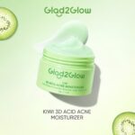 Glad2Glow Kiwi 3D Acid Acne Moisturizer – Crème Acide Salicylique Boutons & Pores 30 gr – Image 2