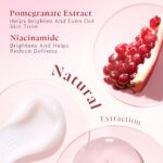 Glad2Glow Pomegranate Brightening Moisturizer – Crème Éclat 5% Niacinamide 30 g – Image 4
