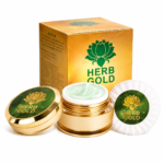 Herb Gold Set – Crème Visage aux Plantes + Savon Anti-Imperfections