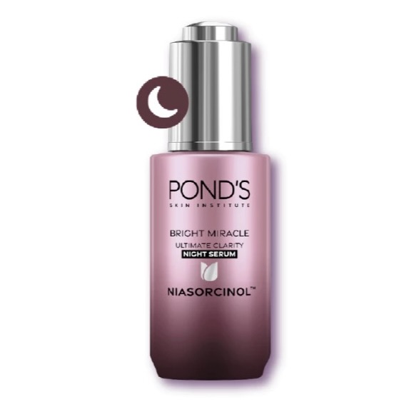 Изображение 112 POND'S Bright Miracle Night Serum Niasorcinol – Sérum de Nuit Anti-Taches & Éclat 30 gr – Image 1