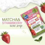 Yoko Matcha & Strawberry Acne Soap – Savon visage anti-imperfections au thé vert 60 g – Image 6