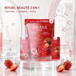 ARAYA Duo Set Ceramide Collagen+ & Gluta Strawberry Plus – Cure beauté 30 sachets – Image 5