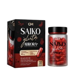 GM Saiko Gluta Aurora Plus – Complément alimentaire au glutathion liposomal 30 gélules