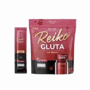 GM Brand Reiko Gluta – Complément alimentaire au glutathion et à la vitamine C 5 sachets