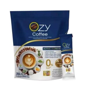 OZY COFFEE – Café minceur sans sucre riche en fibres 30 sachets