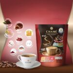 CHAME’ Sye Coffee Pack – Café au cordyceps, ginseng coréen et reishi 10 sachets – Image 4